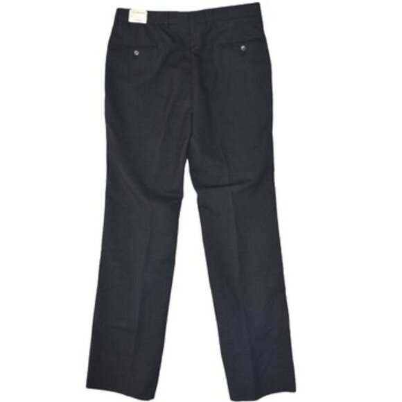 Saks Fifth Avenue Vintage Deadstock 100% Woorsted Wool Pants 36 Gray Unhemmed - Picture 3 of 12